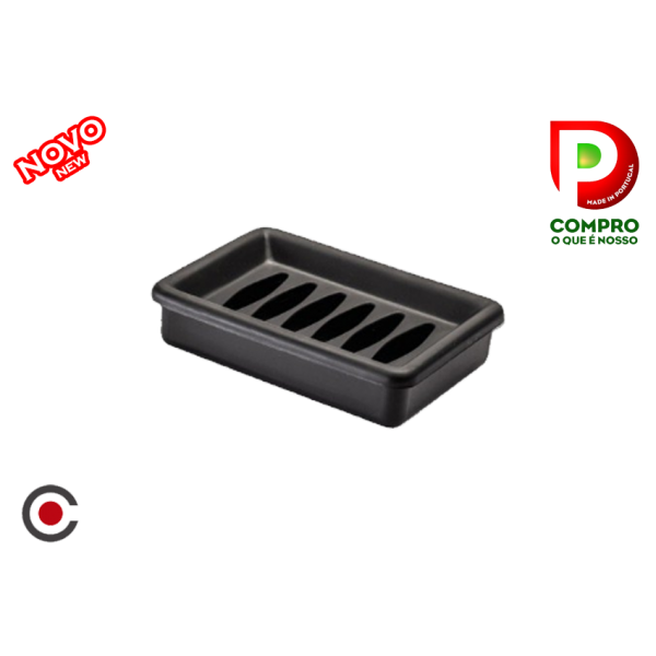 SABONETEIRA PVC PRETA 781