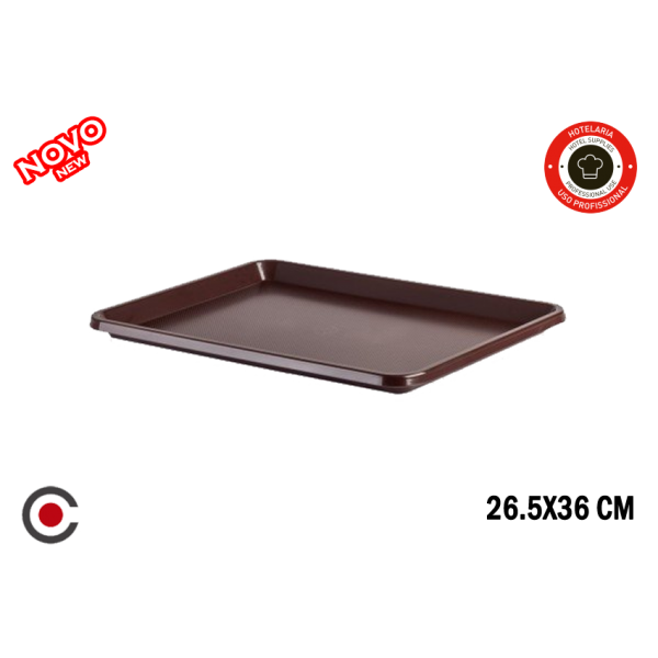 TABULEIRO PLAST SELF-SERV CASTANHO 265X360 885