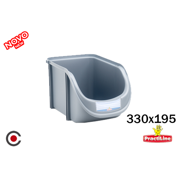 CAIXA EMPILHAVEL NOVA LINE COLOR 330X195X170