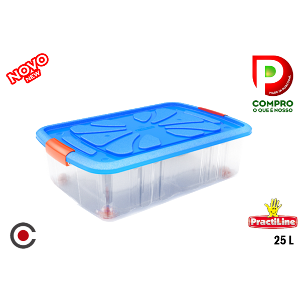 CAIXA ARRUMOS PRACTILINE 25L