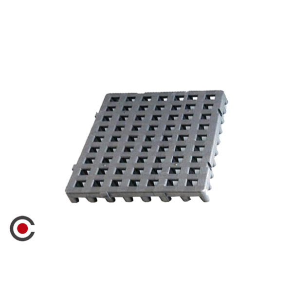 ESTRADO BAIXO 50X50X2.5CM CINZA