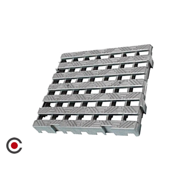 ESTRADO ALTO 50X50X5CM CINZA