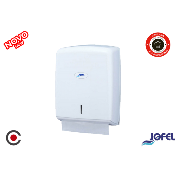 DISPENSADOR PAPEL BRANCO JOFEL AH37000