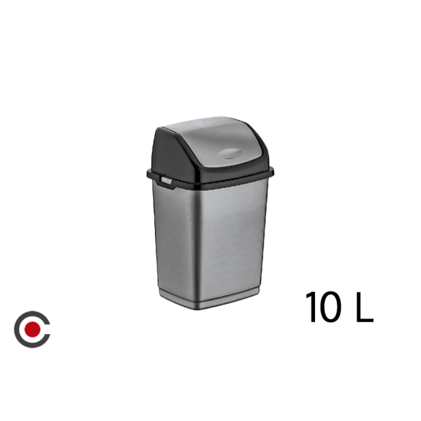 BALDE LIXO TAMPA BASCOLANTE 97027 - 10L