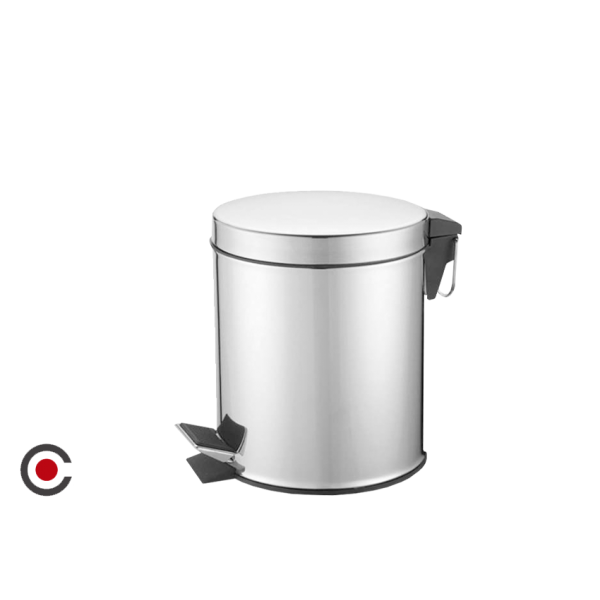 BALDE LIXO INOX C\ PEDAL 5L JY292