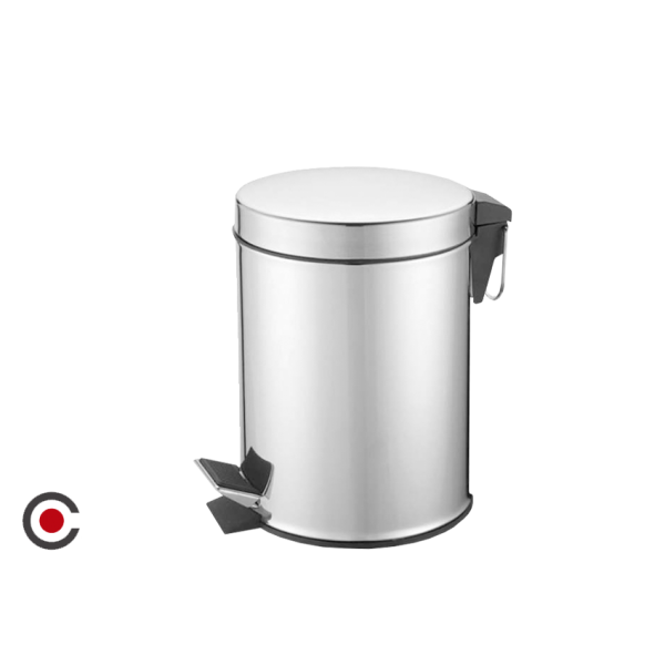 BALDE LIXO INOX C\ PEDAL 12L JY292