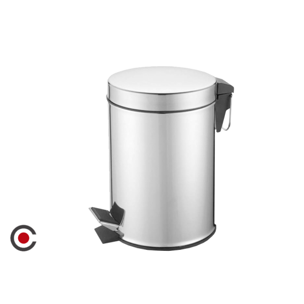 BALDE LIXO INOX C\ PEDAL 20L JY292