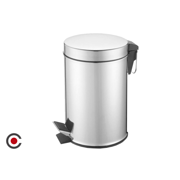 BALDE LIXO INOX C\ PEDAL 30L JY292