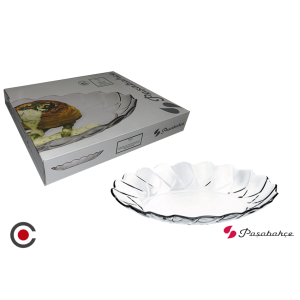 PRATO VIDRO OVAL 28CM HASIR 10411