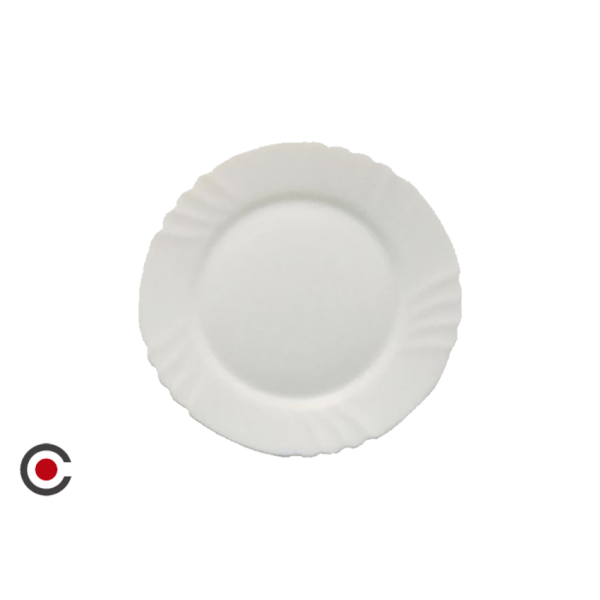 EBRO PRATO SOBREMESA BRANCO 20CM