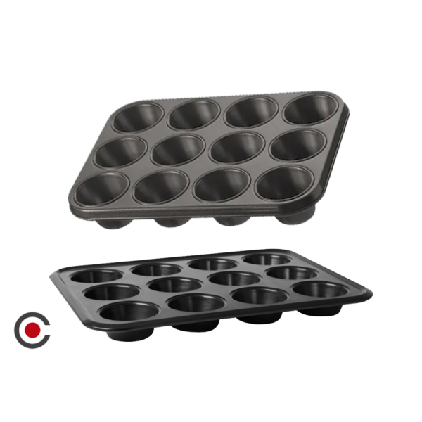 TABULEIRO 12 QUEQUES OVAR 35X26CM