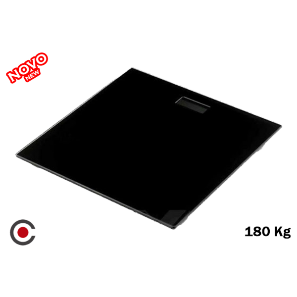 BALANÇA WC  DIGITAL VIDRO 180KG BW93