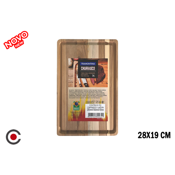 TABUA MADEIRA TRAMONTINA SERVIR 28X19CM 13454/052