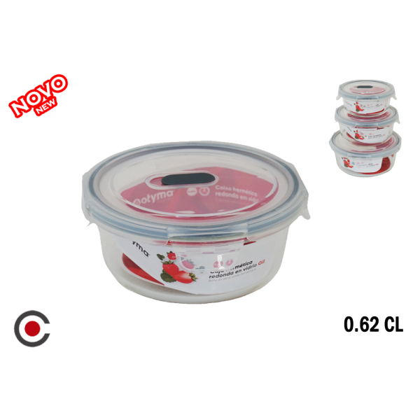 CAIXA HERMETICA VIDRO 0.62CL RED.