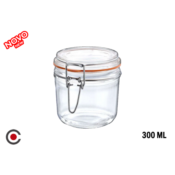 FRASCO VIDRO COMPOTA CANES 0.3L