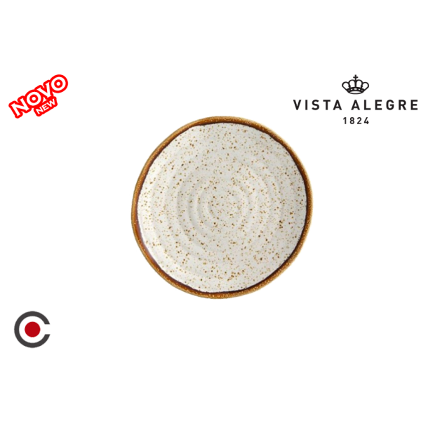 PRATO SOBREMESA GRES 22CM VISTA ALEGRE BRANCO P1326