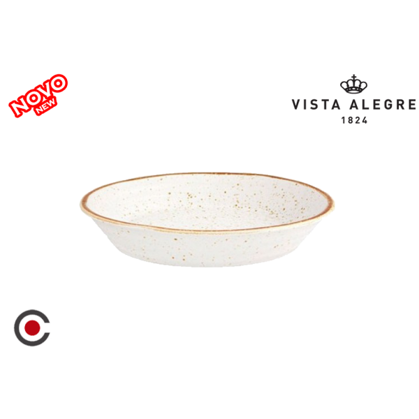 PRATO MESA FUNDO GRES 23CM VISTA ALEGRE BRANCO P1323