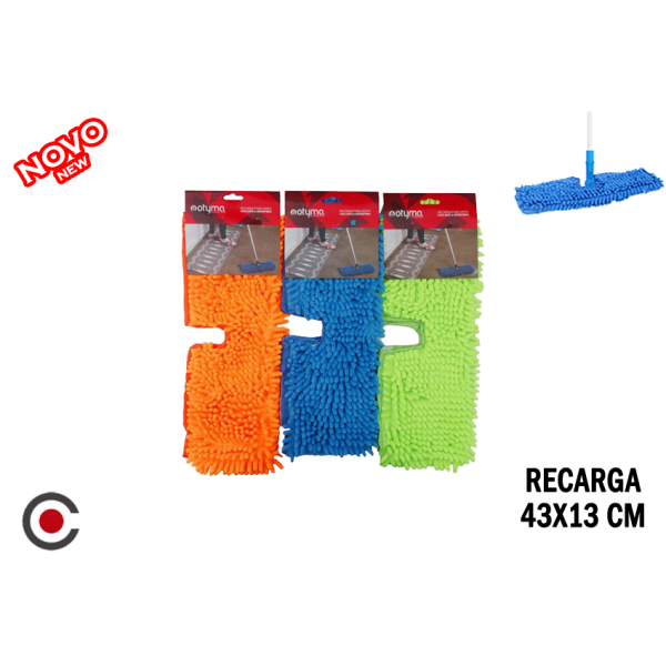 RECARGA MOPA MICROFIBRA DUPLA FACE LP314R