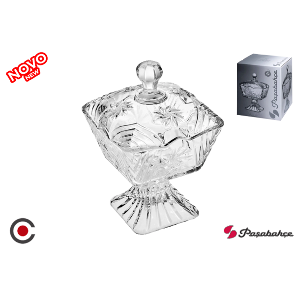 BOMBONEIRA C/PÉ 10CM STELLA 95467