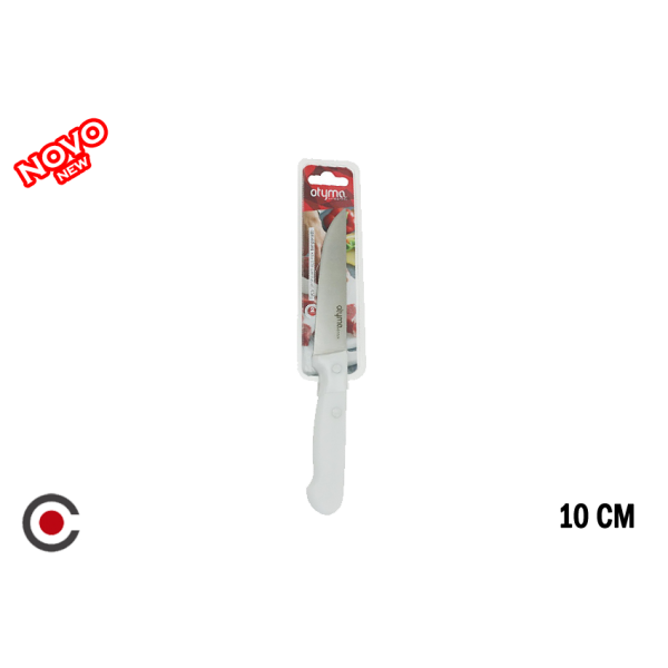 FACA LEGUMES 10CM INOX BRANCA PEROLA 1010