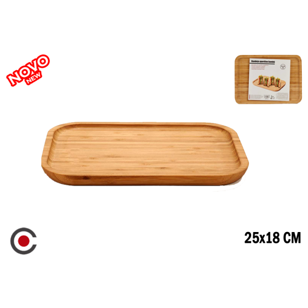 BASE APERITIVOS BAMBU 25X18CM 55078
