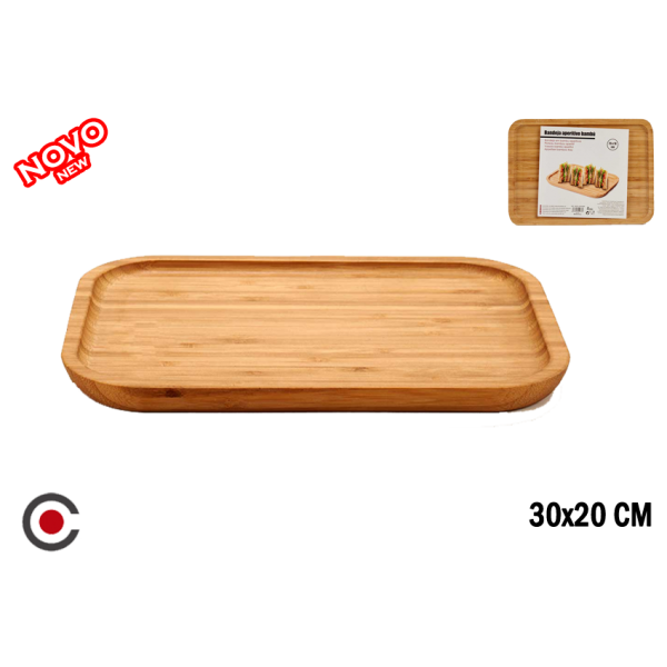 BASE APERITIVOS BAMBU 30X20CM 55079