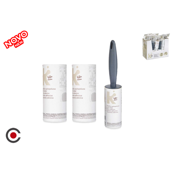 KIT ROLO TIRA PELOS + 2 REC. 78477