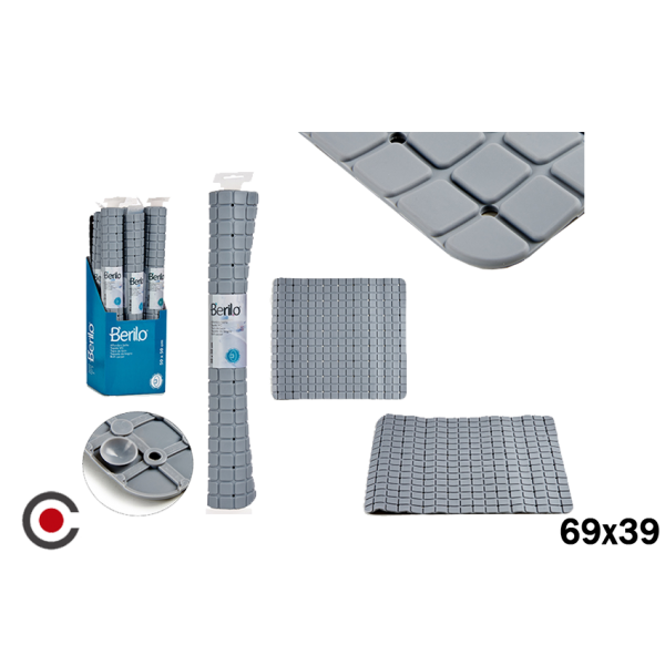 TAPETE BANHEIRA BERILO 69X39CM 68336