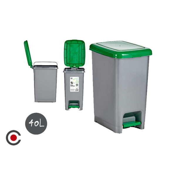 ECOPONTO RECICLA LIXO VERDE 40L 92398