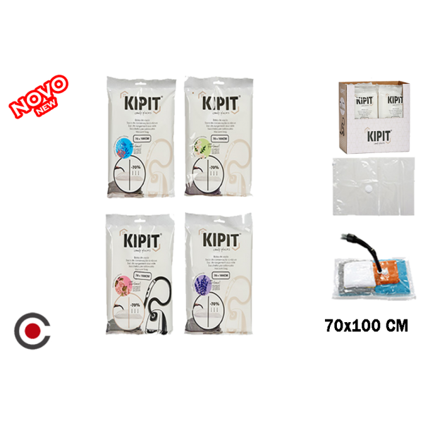 SACO CONSSERVAÇÃO VACUO KIPIT 70X100CM 54205