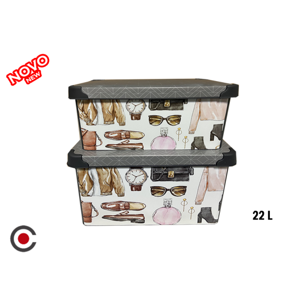 CAIXA DECORATIVA KIPIT 22L 18631