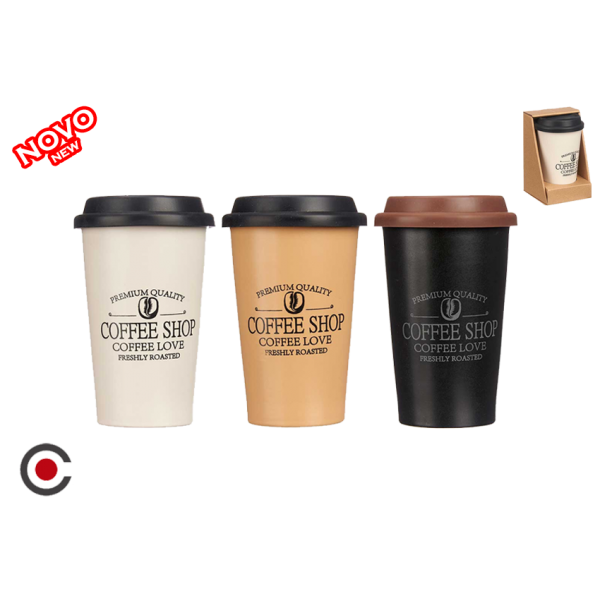 COPO CAFÉ FIANÇA C/TAMPA VESSIA 440ML 93310