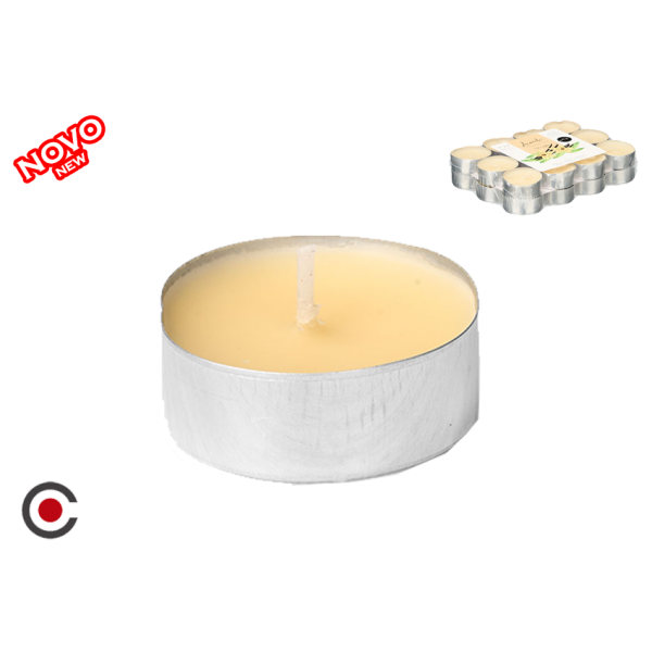 PACK 24 VELAS TEA LIGHTS BAUNILHA 10937