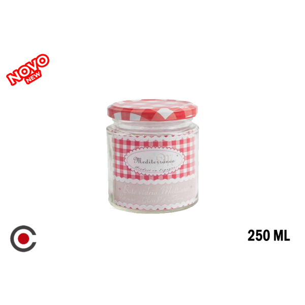 FRASCO VIDRO COMPOTA 1660250 250CC