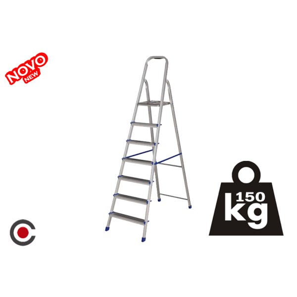 ESCADOTE ALUIMINIO ANTIA 150KG 7 D.