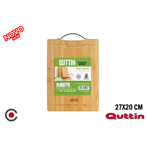 QUTTIN TABUA BAMBÚ 27X20CM