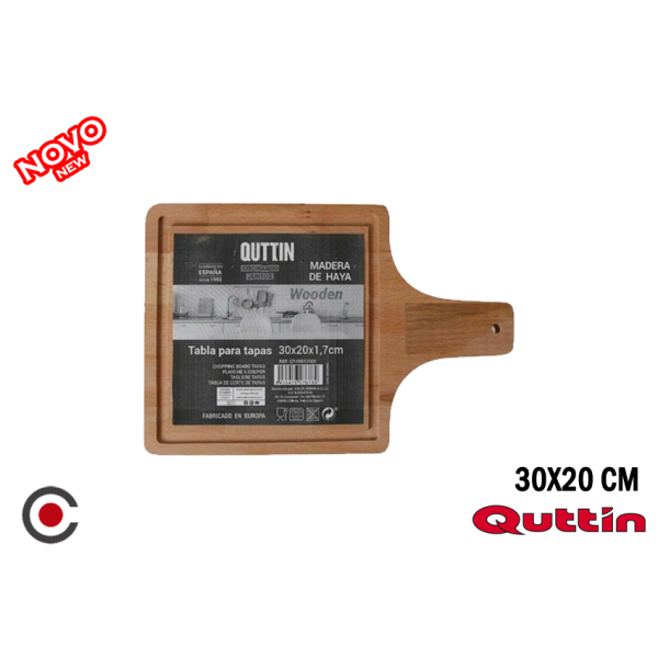 QUTTIN TABUA TAPAS 30X20X1.7CM