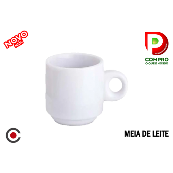 CHAVENA PORCELANA MEIA LEITE H06 15CL