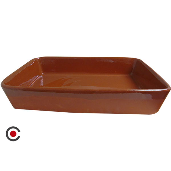 ASSADEIRA BARRO LIZA Nº6 53X34CM