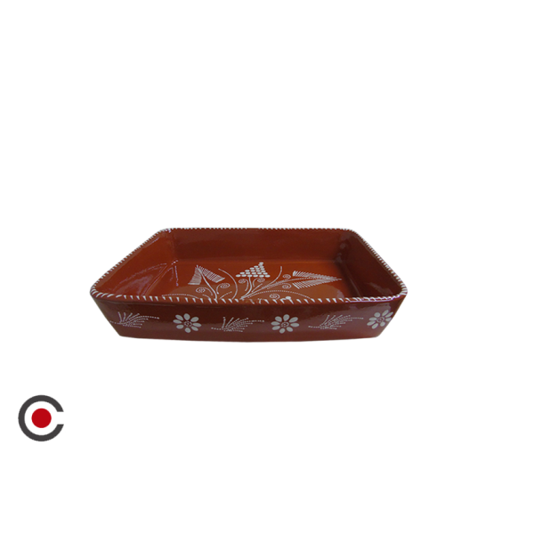 ASSADEIRA BARRO REGIONAL Nº2 34X24CM