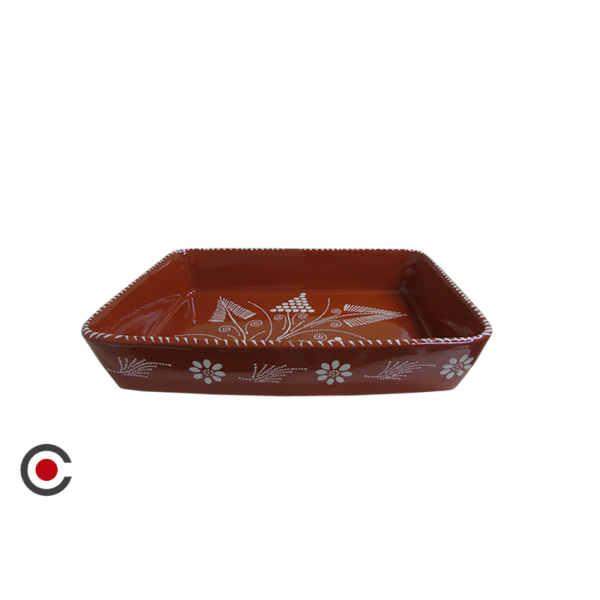 ASSADEIRA BARRO REGIONAL Nº3 40X28CM