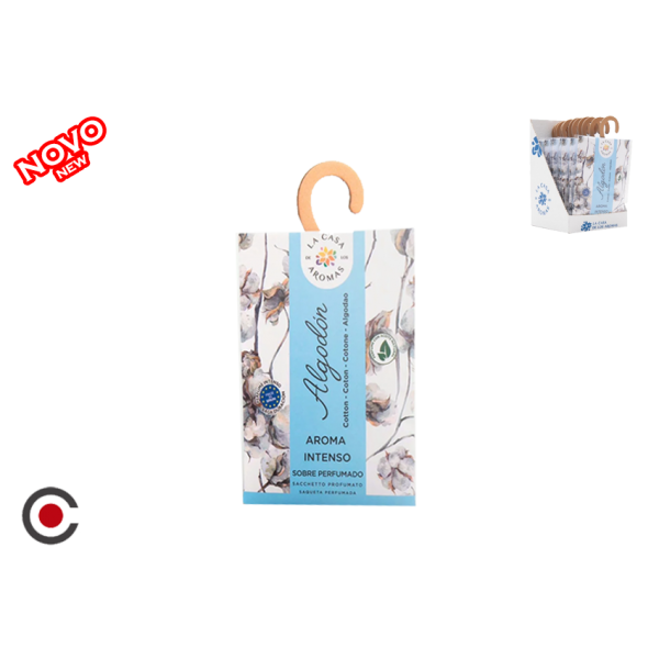 AMBIENTADOR SAQUETAS ALGODÃO 048617