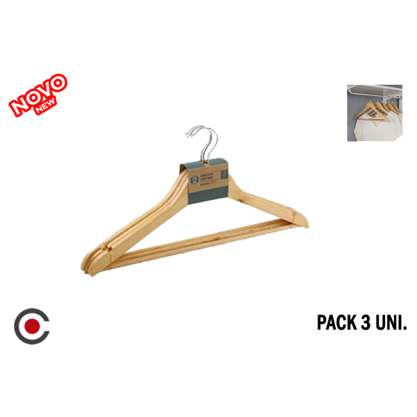 PACK 3 CABIDES MADEIRA 15113