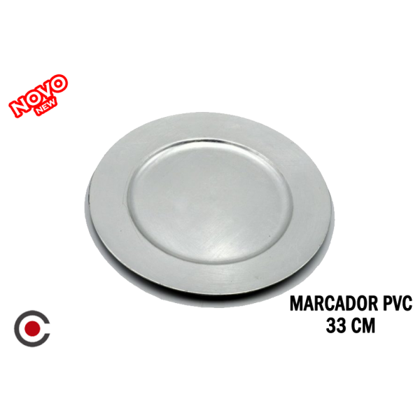 MARCADOR MESA PRATEADO 33CM 93271