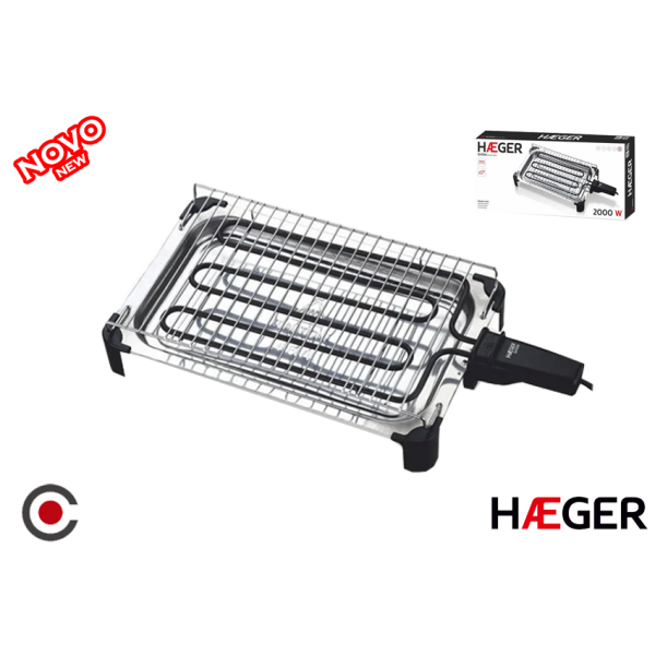 HAEGER GRELHADOR ELETRICO 2000W