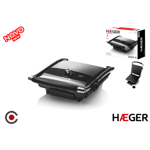 HAEGER GRELHADOR NEW BRISTO 2000W GR-200.014A